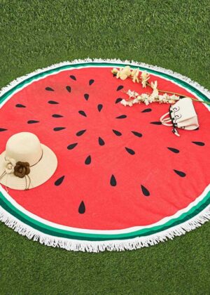 Summer Round Beach Towel