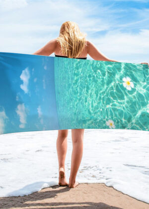 Square beach towel