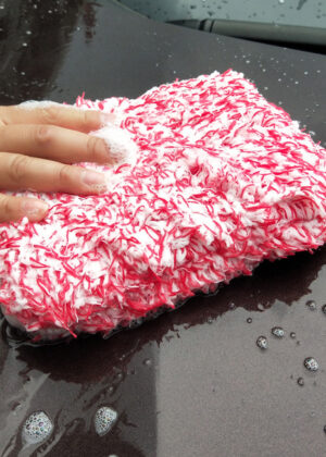 Water-absorbing Plush Car Wash Sponge Microfiber Towel Coral Fleece Cleaning Spong Mop Car Beauty Supplies