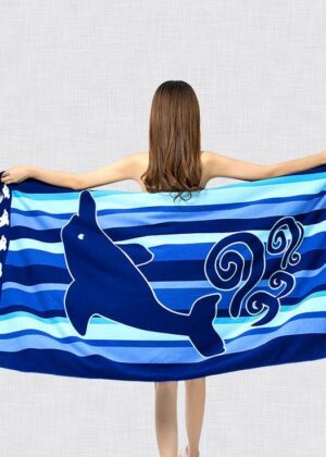 Printed beach towel